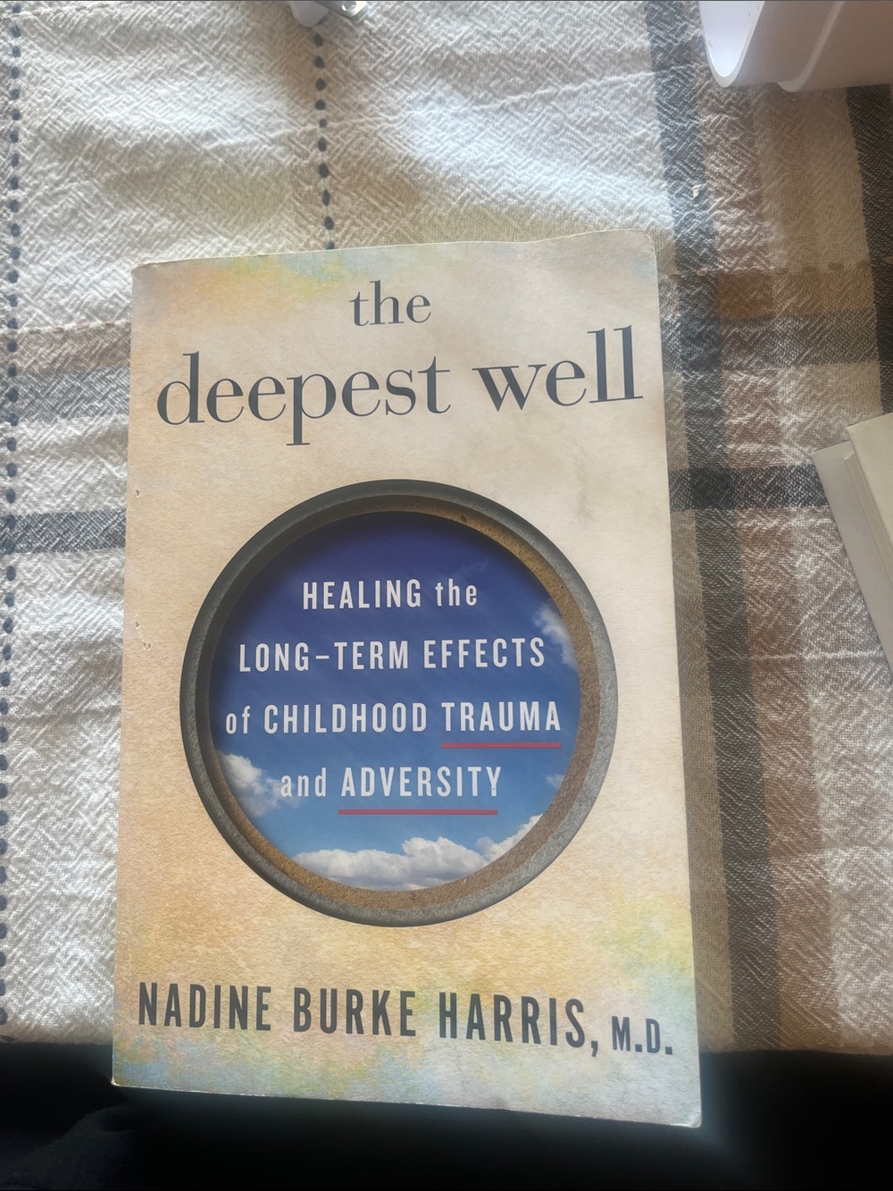 The Deepest Well by Nadine Burke Harris - Beige Cover with Blue Accent